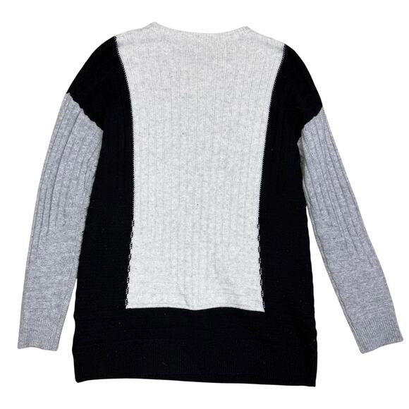 Vince Intarsia Colorblock Wool Cashmere Crew Sweater XS - Picture 8 of 11